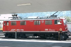 RhB (Rhätische Bahn), Samedan, 15. July 2003